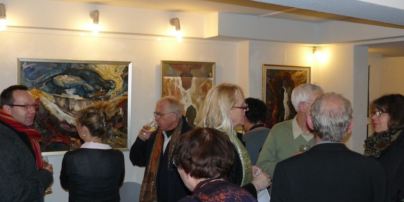 Galerie mit Studio und Ausstellungsraum
