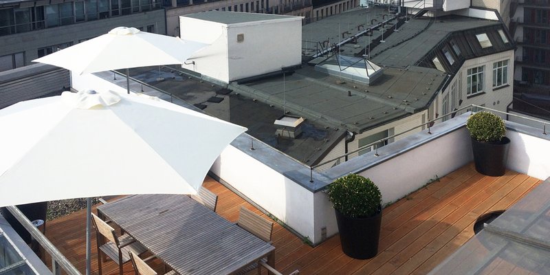 Lilienhof business center hamburg - Roof terrace