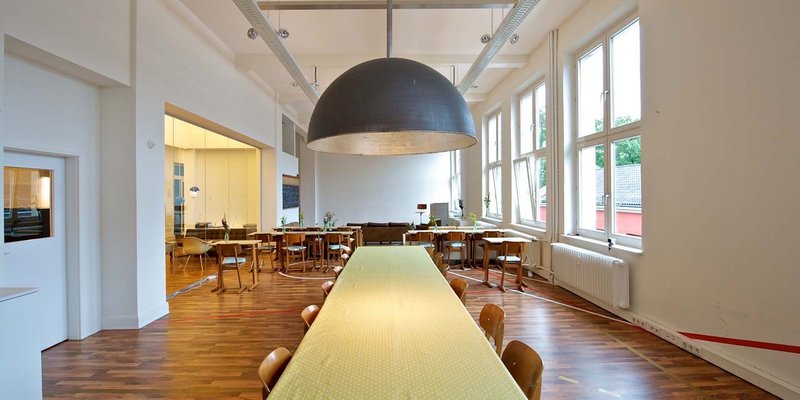 Eventraum im Stil Vintage-Klassenzimmer